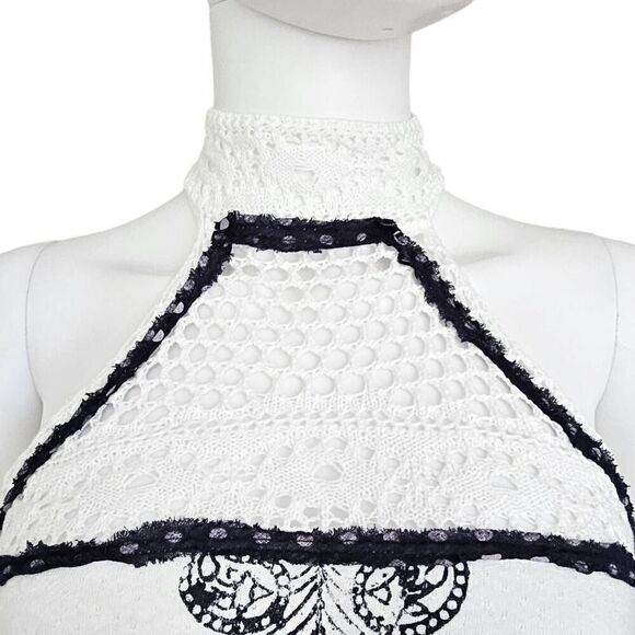 free people mandolin crochet tank top - Picture 3 of 7